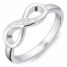 infinity zirkon ring i silver