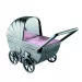 Dopgåvor: barnvagn med hjul som rullar spargris i förtennad  modell: 152-76986