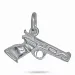 Pistol hängen i silver
