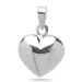 12 x 14 mm hjärta hängen i silver
