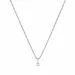 lab grown diamant hängen med halskedja i rhodinerat silver