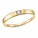 lab grown diamant alliancring i förgyllt silver