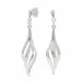 Stora långa örhängen i silver