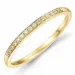 diamant alliancring i 14  karat guld 0,09 ct