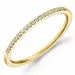 Smal diamantring i 14  karat guld 0,093 ct