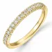 smal diamantring i 14  karat guld 0,27 ct