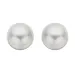 6 mm scrouples pärla örhängen i silver