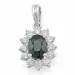 Rosettberlock i 14  carat vitguld 0,55 ct 1,05 ct