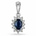 Rosettberlock i 14  carat vitguld 0,10 ct 0,35 ct