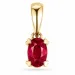 rubin hängen i 14  carat guld 0,35 ct