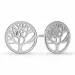 10 mm aagaard livets träd örhängen i silver