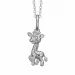 Aagaard giraff hängen med halskedja i silver