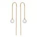 Støvring Design pärla ear lines i 8 karat guld