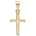 10 x 14 mm Støvring Design kors hängen i 8 karat guld