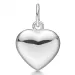 8,5 x 8 mm Støvring Design hjärta hängen i silver