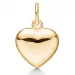 9 x 8 mm Støvring Design hjärta hängen i 8 karat guld