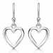 Støvring Design hjärta örhängen i silver