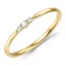 diamant ring i 9 karat guld 0,07 ct - Simple Diamonds