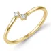 diamant ring i 9 karat guld 0,05 ct - Simple Diamonds