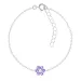 blommor barnarmband i silver - Little Ones
