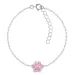 tass rosa barnarmband i silver - Little Ones