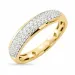 diamant guldring i 14  karat guld 0,3 ct