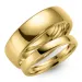 6 och 3 mm vigselsringar i 9 karat guld - set