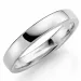 4 mm vigselsring i 9 karat vitguld