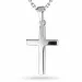 kors halsband i silver med hängen i silver - Amoré