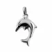 Elegant delfin hängen i silver