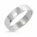 Strukturerad ring i silver