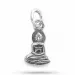 Buddha hängen i silver