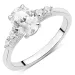 zirkon ring i silver