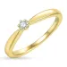0,05 ct diamant solitärring i 9 karat guld 0,05 ct