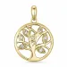 livets träd diamant hängen i 9 carat guld 0,05 ct