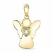 ängel diamant hängen i 9 carat guld 0,02 ct