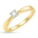diamant solitärring i 14  karat guld 0,20 ct