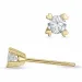 2 x 0,15 ct kampajn - diamant solitäreörhängestift i 14 karat guld med diamant