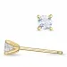 2 x 0,15 ct kampajn - diamant solitäreörhängestift i 14 karat guld med diamant