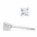 2 x 0,15 ct  kampajn -  diamant solitäreörhängestift i 14 karat vitguld med diamant 