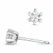 2 x 0,18 ct kampajn - diamant solitäreörhängestift i 14 karat vitguld med diamant