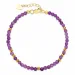 lila armband med ametist