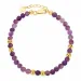 lila armband med ametist