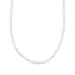 3 mm halsband med sötvattenspärlor