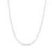 2 mm halsband med sötvattenspärlor
