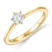 0,30 ct lab grown diamant solitärring i 9 karat guld 0,30 ct