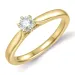 0,30 ct lab grown diamant solitärring i 9 karat guld 0,30 ct