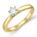 0,40 ct lab grown diamant solitärring i 9 karat guld 0,40 ct