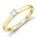 0,20 ct lab grown diamant solitärring i 9 karat guld 0,20 ct