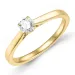0,30 ct lab grown diamant solitärring i 9 karat guld 0,30 ct